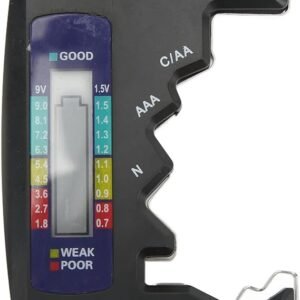 BT-886 Universal Digital Battery Tester (AA, AAA, C, D, 9V, Button Cell)