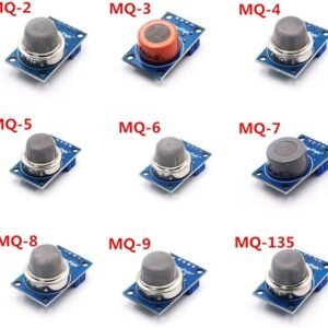 MQ Series Gas Sensor Modules (MQ-2, MQ-3, MQ-4, MQ-5, MQ-6, MQ-7, MQ-8, MQ-9, MQ-135)