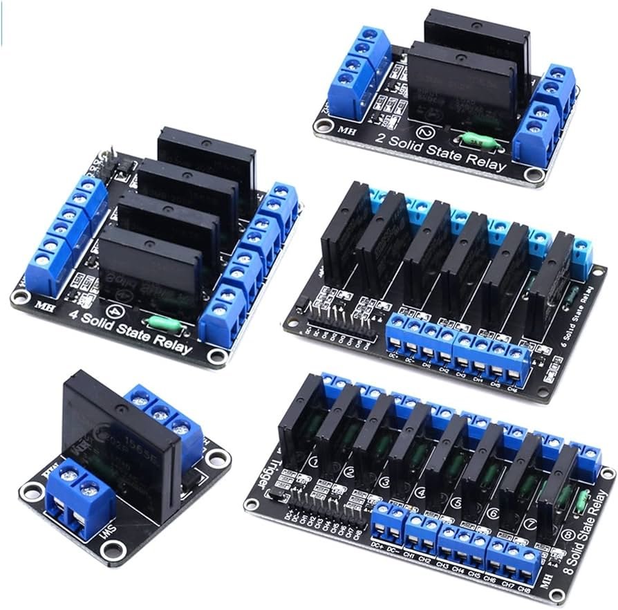 5V Solid State Relay (SSR) Module - 1ch & 2ch & 4ch (three pieces each)